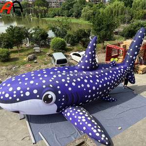 Modèle de requin baleine gonflable géant AnHang de 12 m pour la publicité extérieure et la décoration d'événements, grand animal marin gonflable - Product Image 3