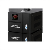 Régulateur de tension automatique monophasé 1KVA, servomoteur, sortie 220V, affichage numérique