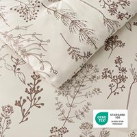 Parure de lit de luxe de haute qualité, imprimée, 100% coton, ensemble de literie 4 pièces, housse de couette pour lit king size ou queen size, chambre à coucher