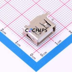 AF 10.0 CC USB Connector Through hole Component (THT) Connector Type-A USB 2.0 Female Side Insert - Product Image 1