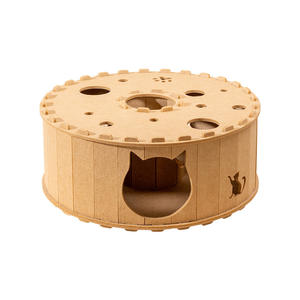 Tunnel de jeu pour chat, griffoir, nid, espace de repos intégré, universel quatre saisons, résistant à l'usure, respirant, sans éclats - Product Image 5