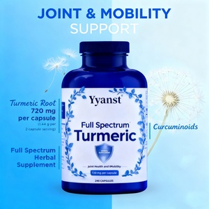 Private Label Turmeric Root Capsules Support Joint Health Support <b>Liver</b> Detox Promote Digestion Capsules - Product Image 4