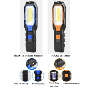 Nhà Máy Trực Tiếp Siêu Sáng <span class=keywords><strong>LED</strong></span> Tự Động Sửa Chữa Công Việc Ánh Sáng Mạnh Mẽ Ngoài Trời USB Có Thể Sạc Lại Đèn Pin & Torch Nam Châm Tập Tin Đính Kèm - Product Image 4