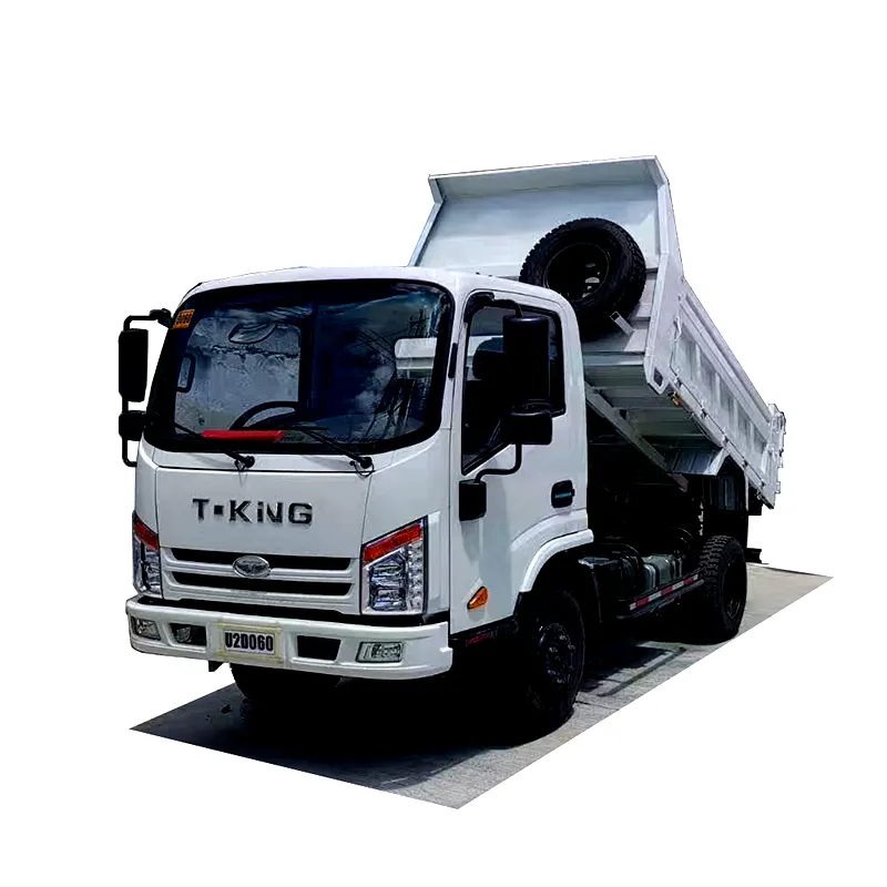 good performance 6 wheel 3 tons t king light duty dump truck tipper with cheap price for sale