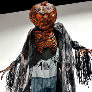 Decoraciones de Interior para Halloween de Terror Modelo de Calabaza Metálica Animatrónica Eléctrica para Casas Embrujadas Centros Comerciales Parques de Aventura - Product Image 1