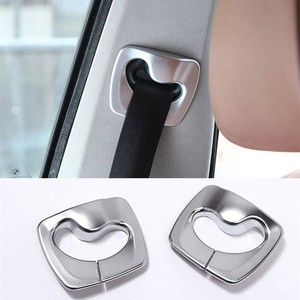 2 piezas de embellecedores de hebilla de cinturón de seguridad ABS para <span class=keywords><strong>BMW</strong></span> Serie 5 F10 2011-2017, accesorios - Product Image 3