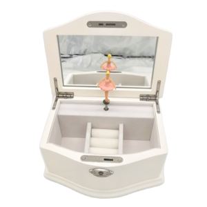 Boîte à bijoux musicale ballerine rose de luxe personnalisée nouveau design <span class=keywords><strong>manivelle</strong></span> carrousel en forme de cheval pour le rangement des organisateurs pour enfants - Product Image 1