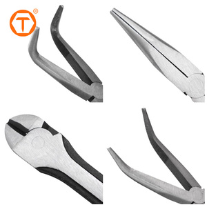 4 Uds. Alicates curvos <span class=keywords><strong>de</strong></span> ángulo <span class=keywords><strong>de</strong></span> 11 "y 45/90 grados, Juego <span class=keywords><strong>de</strong></span> alicates diagonales <span class=keywords><strong>de</strong></span> punta <span class=keywords><strong>de</strong></span> aguja larga <span class=keywords><strong>de</strong></span> alcance extendido para áreas difíciles <span class=keywords><strong>de</strong></span> alcanzar - Product Image 3