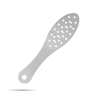 Lime à pieds et râpe double face en acier inoxydable de qualité supérieure, outil de pédicure professionnel pour éliminer les peaux mortes