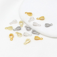 Pendentif de collier universel en laiton plaqué or 18 carats, inaltérable, incrusté de zircon motif grain de tournesol, accessoire de boucle