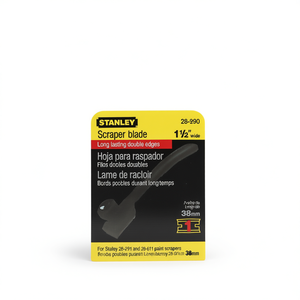 Stanley Scraper Blade 1-1/2 In Wide Double <b>Edge</b> For Paint Scrapers - Product Image 2