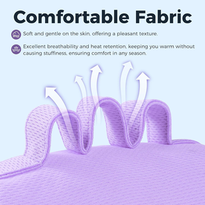 Respirant résistant à la sueur soulagement du Stress main contracture doigt poignée confort coussin pour personnes âgées violet paume poignée oreiller - Product Image 2