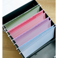 Carpetas de Archivo con Clip Americanas A4, Material PP, Organizan Documentos de Forma Eficiente para Uso en Oficina