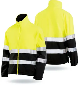 EN20471 उच्च दृश्यता चेतावनी काम सर्दियों निर्माण सुरक्षा चिंतनशील जैकेट