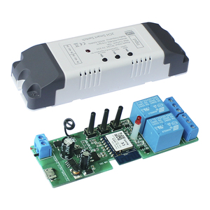 Ac/DC7-32V tuya Wifi cửa nhà để xe điều khiển thông minh Wifi <span class=keywords><strong>Relay</strong></span> Thiết bị chuyển mạch cho cổng, cửa trượt Nhà sản xuất - Product Image 1