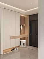 Meuble d'entrée, table de salon, meuble à chaussures d'entrée en bois imprimé haut de gamme avec étagère de rangement