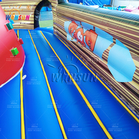 WINSUN Grand château gonflable avec trampoline, château de saut, jeu d'aventure de style château pour tous les âges