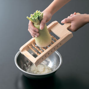 Ralladores de rábano Daikon de bambú de fabricación japonesa, nueva herramienta de Cocina Casera para triturar verduras, Material Natural - Product Image 5