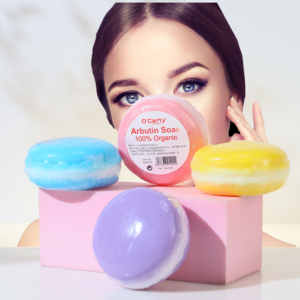 Vente en gros de savons organiques blanchissants faits à la main à l'acide kojique pour hôtel, mini pot-pourri de 65g, savon de voyage super éclaircissant OEM de marque privée - Product Image 1