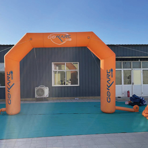 Arco Inflable Hermético de PVC Reforzado para Carreras, Inflables Publicitarios de 16 pies con Bomba de Aire Eléctrica para Entrada de Equipos de Campeonato - Product Image 5