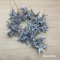 Nouvelles feuilles d'érable artificielles de grande taille, style moderne, pour mariage et décoration de la maison, fleurs en soie, accessoires et ornements.