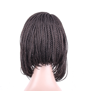 <span class=keywords><strong>Parrucca</strong></span> a treccia anteriore in Micro pizzo parrucche corte <span class=keywords><strong>bionde</strong></span> nere per donna <span class=keywords><strong>parrucca</strong></span> anteriore in pizzo sintetico resistente al calore estensione dei capelli - Product Image 2