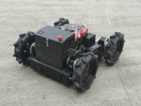 Tondeuse à gazon sans fil industrielle 24V 4 temps, longue portée 680M, autotractée, hauteur de coupe réglable 70mm, pour pentes