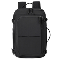 Sac à dos de voyage extensible grande capacité pour ordinateur portable, multicolore, 17 pouces, résistant à l'eau, multi-poches