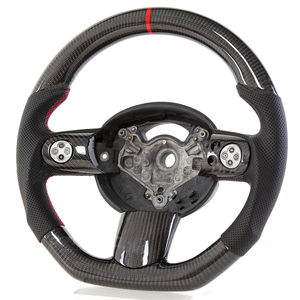 Volante de Carreras de Fibra de Carbono para Auto, para BMW <span class=keywords><strong>Mini</strong></span> Cooper S R56 R61 <span class=keywords><strong>GP</strong></span> Coupe, Volante de Fondo Plano de Fibra de Carbono - Product Image 3