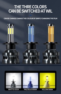 Bán Hot sửa đổi Đèn pha 8 bên ánh sáng lên H4 H7 H11 LED xe đèn pha - Product Image 6