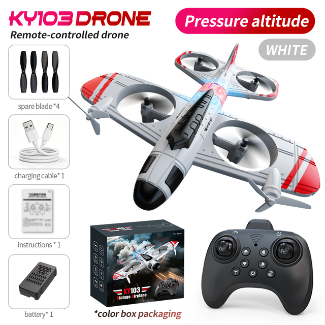 EPP Foam KY103 Drones 2.4G Fighter Jet Plane Airplane Altitude Hold Remote Control RC UAV Fixed Wing Drone