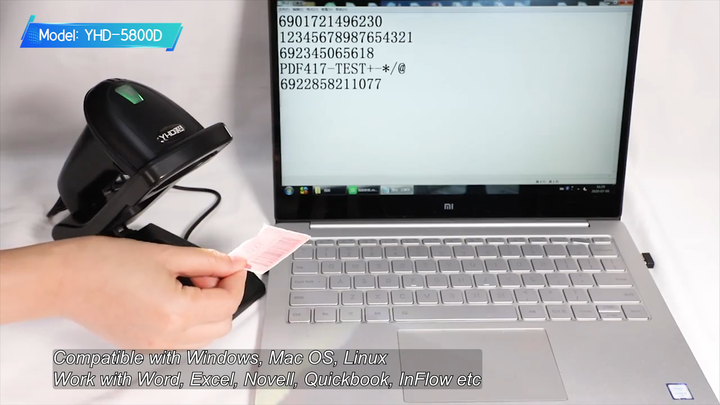 High Quality Hands-free 2D OEM Barcode Reader Support Auto Sense POS Qr ...