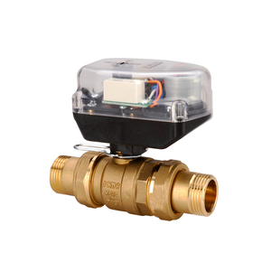1 \ "1/4 \" válvula motorizada eléctrica de 2 vías para control de aceite de gas de agua OEM de alta temperatura personalizable - Product Image 2