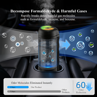 Humidificateur d'air à l'ozone pour voiture et petites pièces avec fonction de purification à l'ozone 2 en 1