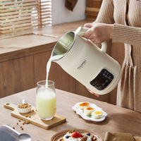 Machine à lait de soja multifonctionnelle à commande tactile, mixeur en acier inoxydable 304, pas de pré-cuisson ni de filtre requis, sert 4 personnes