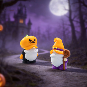 Nouvel Arrivage : Adorables Figurines de Gnomes en Résine pour Micro-Paysages d'Halloween, Artisanat DIY, Petites Décorations de Jardin Féerique pour Bureau - Product Image 4