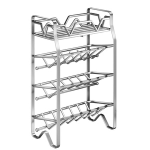 Stainless Steel Spice <b>Rack</b> Multi Layer Standing Countertop Storage Organizer For <b>Kitchen</b> Condiment <b>Rack</b> Modern Design - Product Image 5