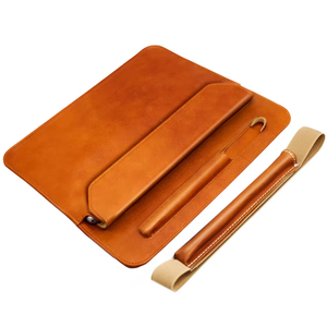 Custodia per Tablet in Vera Pelle Aarons con Supporto e Compatibilità Stylus per Tutti i Modelli <span class=keywords><strong>Apple</strong></span> <span class=keywords><strong>iPad</strong></span> e Laptop - Product Image 2