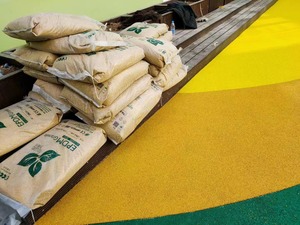 1102 trong nhà và ngoài trời cao su gạch lát sàn an toàn màu <span class=keywords><strong>EPDM</strong></span> hạt cho tập thể dục, sân chơi cao su - Product Image 6