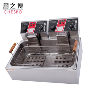 ความจุ<span class=keywords><strong>ส</strong></span>ู<span class=keywords><strong>ง</strong></span> 22L อุตสาหกรรมอาหารไ<span class=keywords><strong>ฟ</strong></span><span class=keywords><strong>ฟ</strong></span>้าลึก Fryer French Fries เครื่อ<span class=keywords><strong>ง</strong></span> - Product Image 2