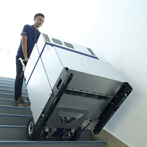 Electric Terrain <strong>Trolley</strong> Wheelchair Stair Climber Foldable Platform Carrello Rampicante 200Kg <strong>Upstairs</strong> Motor Ride Dolly - Product Image 5