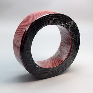 <span class=keywords><strong>Cable</strong></span> Flexible <span class=keywords><strong>de</strong></span> Doble Núcleo WUSHAN RVB AWG, Rojo y Negro, 2*1.0mm, 90M, <span class=keywords><strong>para</strong></span> Tiras LED, Bocinas, Micrófonos y Conexiones <span class=keywords><strong>de</strong></span> Alimentación - Product Image 1