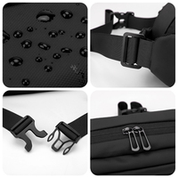Sac de taille tactique de sport tendance, sac de poitrine unique pour le voyage, la salle de sport, la course à pied, sacs personnalisés pour hommes, grande capacité, imperméable, sac bandoulière