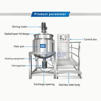 Machine de fabrication de savon liquide pour les mains à prix d'usine, équipement de mélange automatisé pour réservoir de mélange