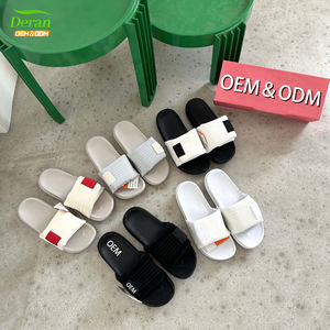 Deran OEM ev terlik çiftler moda Eva günlük ayakkabı Unisex büyük boy özel erkek terlikleri kaymaz banyo terliği - Product Image 3