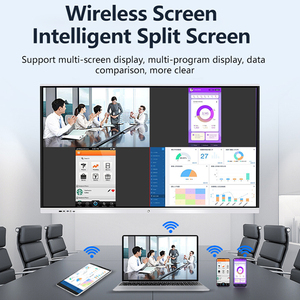 Tableau blanc interactif 4K de 55/65/75/86/100 pouces, tableau numérique intelligent à 20 points de contact, Zoom, <span class=keywords><strong>Microsoft</strong></span> <span class=keywords><strong>Teams</strong></span>, réunion à distance - Product Image 5