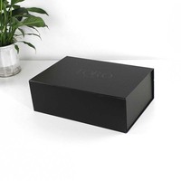 Boîte Cadeau d'Emballage en Papier Pliable Magnétique de Luxe Personnalisable