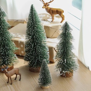 2025 năm mới trang trí cho lễ hội <span class=keywords><strong>Xmas</strong></span> nhựa cây thu nhỏ nhân tạo Tabletop giáng sinh cây thông - Product Image 2