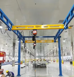 Trung Quốc Nhà Máy Hội Thảo Miễn Phí Thường Vụ Monorail Cầu Electric Nhãn Hiệu Overhead Đi Du Lịch Crane 1000Kg Để Bán