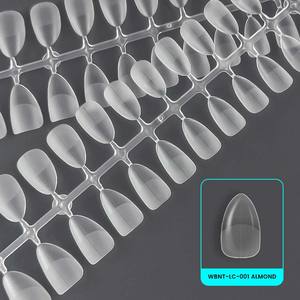 Kuku Palsu Bahan PMMA Model Baru Garis Pembatas Tengah 300pcs Set Tip Kuku Multi-Panjang Desain Lengkap Praktis - Product Image 1